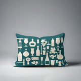 Hyatt Wine And Lumbar Indoor/Outdoor Throw Pillow