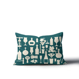 Hyatt Wine And Lumbar Indoor/Outdoor Throw Pillow
