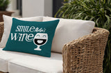Marcelina Smile There's Lumbar Indoor/Outdoor Throw Pillow