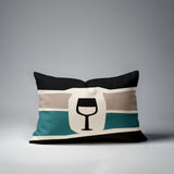 Molsley Wine Bottle Lumbar Indoor/Outdoor Throw Pillow