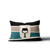 Molsley Wine Bottle Lumbar Indoor/Outdoor Throw Pillow