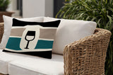 Molsley Wine Bottle Lumbar Indoor/Outdoor Throw Pillow