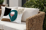 Parson Wine Glass Lumbar Indoor/Outdoor Throw Pillow