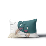 Penny Two Hands Lumbar Indoor/Outdoor Throw Pillow