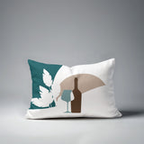 Potter Wine Glass Lumbar Indoor/Outdoor Throw Pillow
