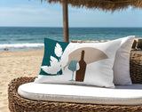 Potter Wine Glass Lumbar Indoor/Outdoor Throw Pillow