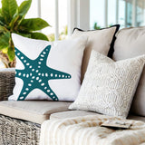 Scarlett Star Fish Lumbar Indoor/Outdoor Throw Pillow