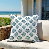 Sebastine Sea Shell Square Indoor/Outdoor Throw Pillow