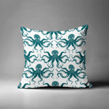 Shirley Octopus Square Indoor/Outdoor Throw Pillow