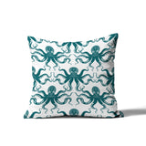 Shirley Octopus Square Indoor/Outdoor Throw Pillow