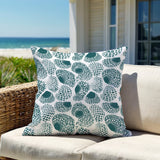 Shutterfield Sea Shell Square Indoor/Outdoor Throw Pillow