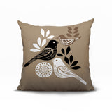 Emy Bird Reversible Indoor/Outdoor Square Pillow