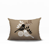 Emy Bird Reversible Indoor/Outdoor Rectangle Pillow
