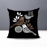 Emy Bird Reversible Indoor/Outdoor Square Pillow