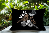 Emy Bird Reversible Indoor/Outdoor Rectangle Pillow