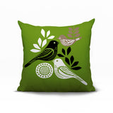 Emy Bird Reversible Indoor/Outdoor Square Pillow