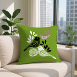 Emy Bird Reversible Indoor/Outdoor Rectangle Pillow