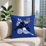 Emy Bird Reversible Indoor/Outdoor Square Pillow