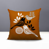 Emy Bird Reversible Indoor/Outdoor Square Pillow