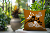 Emy Bird Reversible Indoor/Outdoor Square Pillow