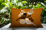 Emy Bird Reversible Indoor/Outdoor Rectangle Pillow