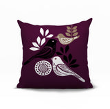 Emy Bird Reversible Indoor/Outdoor Square Pillow