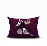 Emy Bird Reversible Indoor/Outdoor Rectangle Pillow
