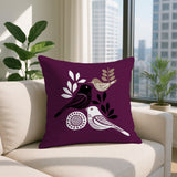 Emy Bird Reversible Indoor/Outdoor Square Pillow