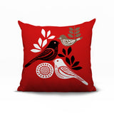 Emy Bird Reversible Indoor/Outdoor Square Pillow