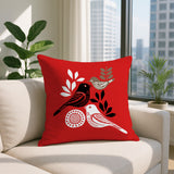 Emy Bird Reversible Indoor/Outdoor Square Pillow