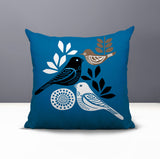 Emy Bird Reversible Indoor/Outdoor Square Pillow