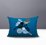 Emy Bird Reversible Indoor/Outdoor Rectangle Pillow