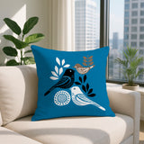 Emy Bird Reversible Indoor/Outdoor Square Pillow