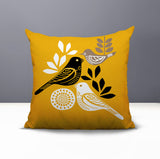 Emy Bird Reversible Indoor/Outdoor Square Pillow