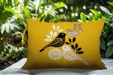 Emy Bird Reversible Indoor/Outdoor Square Pillow