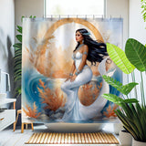 Enola Shower Curtain in Black - view 2