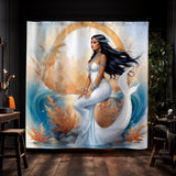 Enola Shower Curtain in Black - view 3
