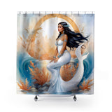 Enola Shower Curtain in Black