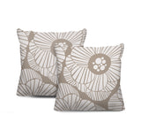 Etna Floral Reversible Indoor/Outdoor Square Pillow