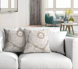 Etna Floral Reversible Indoor/Outdoor Square Pillow