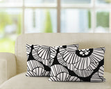 Etna Floral Reversible Indoor/Outdoor Rectangular Pillow