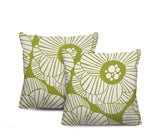 Etna Floral Reversible Indoor/Outdoor Square Pillow