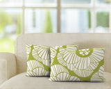 Etna Floral Reversible Indoor/Outdoor Rectangular Pillow