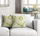 Etna Floral Reversible Indoor/Outdoor Square Pillow