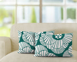 Etna Floral Reversible Indoor/Outdoor Rectangular Pillow