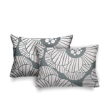 Etna Floral Reversible Indoor/Outdoor Rectangular Pillow