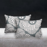 Etna Floral Reversible Indoor/Outdoor Rectangular Pillow