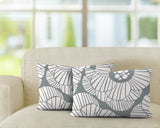 Etna Floral Reversible Indoor/Outdoor Rectangular Pillow