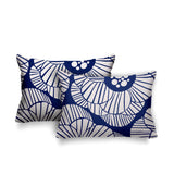 Etna Floral Reversible Indoor/Outdoor Rectangular Pillow