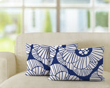 Etna Floral Reversible Indoor/Outdoor Rectangular Pillow